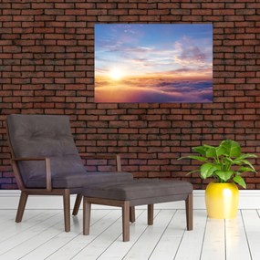 Tablou - Apus de soare deasupra norilor (90x60 cm)