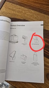 La mâna a doua: Aspirator cu spalare pentru covoare si tapiterie Dreame N10, 450 W, 12000 Pa, 1,6/0,75 L, Cu apa caldă pana la 60°C, Autocuratare, Negru