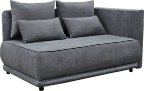 Canapea extensibilă, culoare gri, LIAMI
