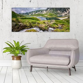 Tablou - Vedere la Muntele Rila (120x50 cm)