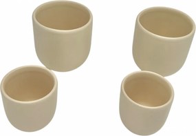 Set 2 Pahare Cafea Novum Margo Vanilie (1 pahar 80ml, 1 pahar 250ml)