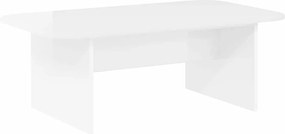 vidaXL Masă de cafea Alb lucios 93 x 53 x 33 cm Lemn compozit