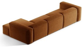 Colțar cărămiziu (cu colț pe partea dreaptă/cu șezlong) Bergamo – Cosmopolitan Design