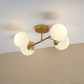 Brilagi - Lustră aplicată MALONY 4xE14/20W/230V aurie