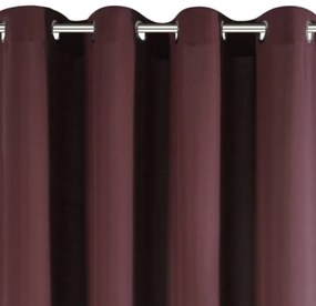 Draperii de lux culoarea bordo, cu grad mediu de umbrire 140 x 250 cm