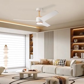 Immax NEO 07281L - Ventilator de tavan BEAUTY LED+CCT cu dimmer 18W/230V Wi-Fi Tuya + telecomandă