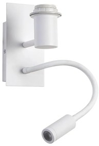 Veioză LED flexibilă Brilagi NUBILA 1xE27/25W/230V + LED/3W alb