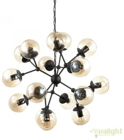 Lustra design industrial cu 18 surse de lumina KEPLER SP18 162478