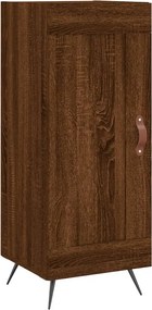 vidaXL Servantă, stejar maro, 34,5x34x90 cm, lemn compozit