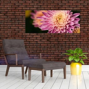 Tablou detailat cu flori (120x50 cm)