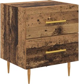 vidaXL Dulap de noapte Lemn Vechi 40 x 35 x 47,5 cm Lemn compozit
