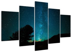 Tablou cu cerul nocturn și stele (150x105 cm)