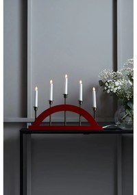 Decorațiune luminoasă de Crăciun roșie Bridge – Markslöjd