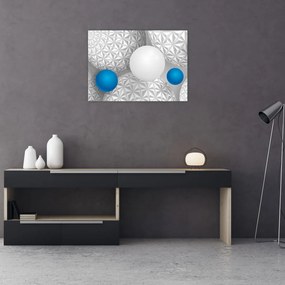 Tablou pe sticlă cu motiv 3D (70x50 cm)