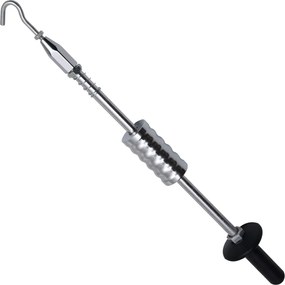 vidaXL Ciocan culisant cu cârlig, 63 cm, oțel carbon