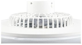 Plafonieră albă-argintie LED Visby – Trio