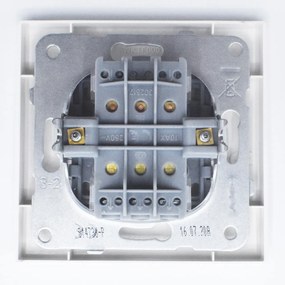 Intrerupator triplu Karre Plus Panasonic, ST, alb