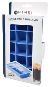 Forma din silicon durabil pentru cuburi mici de gheata, Hendi, 19x12x(H)3.5 cm, potrivita si pentru uz profesional