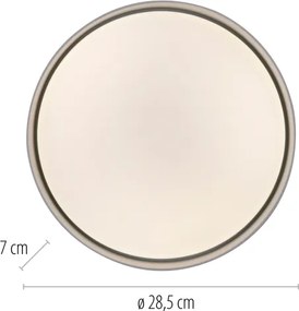 Schöner Wohnen 14593-18 - Plafonieră LED dimabilă TAVOLI LED/10W/230V, neagră + telecomandă