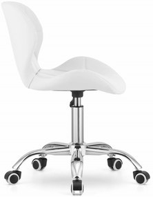 OFERTA Scaun de birou alb AVOLA din piele ecologica calitatea II