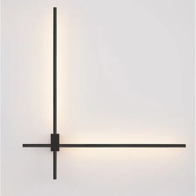 Aplica de perete liniara LED CCT PEAK negru