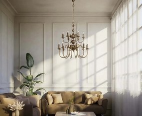 Candelabru 18 brate din alama stil clasic Petalo