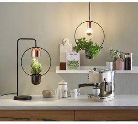 Paulmann 79746 - Lampă de masă FANJA, 1xGU10/20W, 230V, finisaj fumuriu