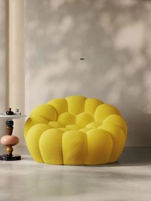 Fotoliu Bubble Ball (Fagure) din spumă cu memorie HD – design modern și confort premium (Culoare: Rosu)