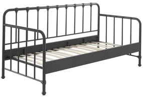 BRONXX Pat copii CABINĂ 90 X 200 CM NEGRU