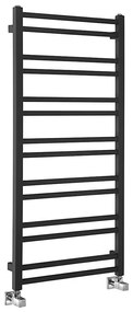 Sapho METRO DOS - Radiator pentru baie, 343 W, 50 x 110 cm, negru mat