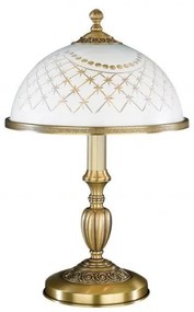 Veioza, lampa de masa clasic design italian din alama, sticla 7002 RA-P. 7002 M