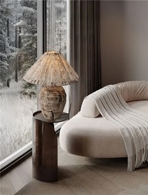 Veioza din ceramica lucrata manual WABI