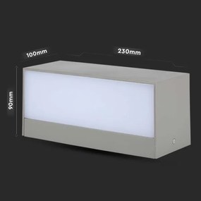 Aplică LED de exterior LED/12W/230V 6400K IP65