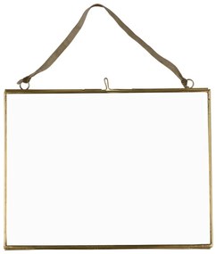 Ramă foto aurie de agățat din metal 20x15 cm – Rex London