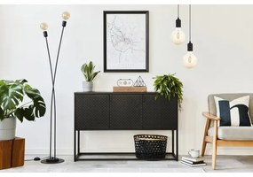 Lustră pe cablu MIROS 2xE27/60W/230V neagră rotundă