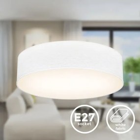 Plafonieră 2xE27/40W/230V, diametru 38 cm, albă