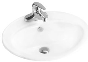 Mexen Selma chiuvetă Montaj încastrat în blat 56 x 46 cm, Albă - 25085600
