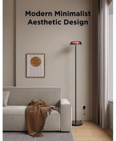 Govee UPLIGHTER MATTER lampă de podea LED dimabilă RGBICWW, 24W/230V, Wi-Fi