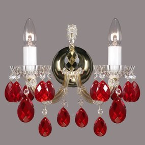 Aplica Maria Theresa cristal Bohemia N24 050/02/1 ruby