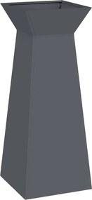 vidaXL Vază pe pilon Antracit 40 x 40 x 100 cm