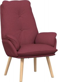 vidaXL fotoliu Roșu Vin 69 x 74 x 93 cm Țesătură și placaj