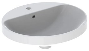 Lavoar semiincastrat Geberit Variform oval cu preaplin 50x45 cm