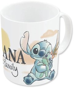 Disney Lilo și Stitch Family cană de porțelan 325 ml (11 oz) în cutie de cadou