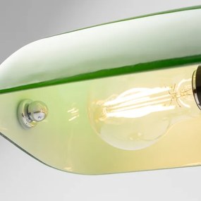 Lampă de masă Brilagi BANK OFFICE 1xE27/60W/230V crom lucios/verde