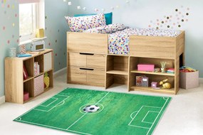 BAMBINO 9731 covor lavabil Teren, fotbal pentru copii anti-alunecare - verde