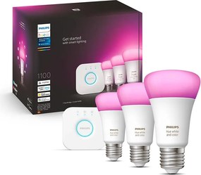 Set de bază Philips Hue WACA 3xE27/9W/230V 2000-6500K + Hue Bridge