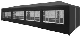 vidaXL Cort de petrecere, antracit, 3 x 12 m