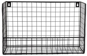 Raft negru din oțel 40 cm Reja – PT LIVING
