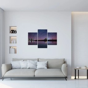 Tablou cu cerul nocturn și stele (90x60 cm)