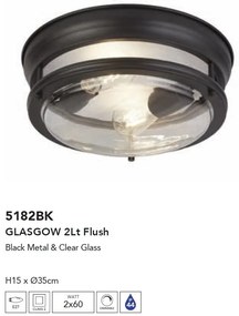 Plafoniera pentru baie IP44 Glasgow 2L